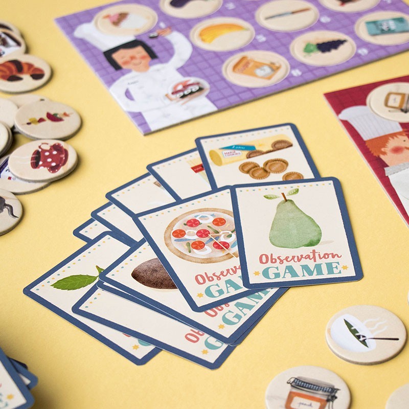 Joc familiar d'observació i cuina